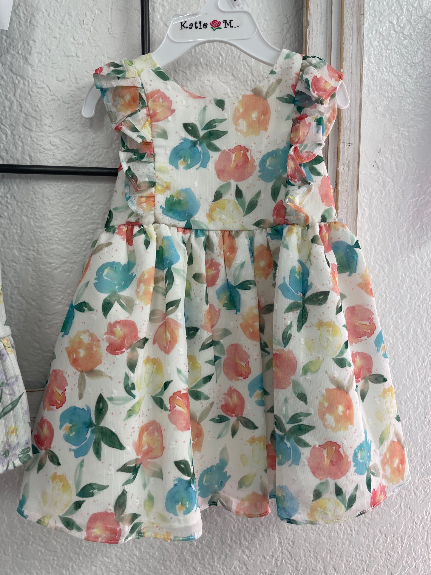 Katie M Dress,Floral,12m-New