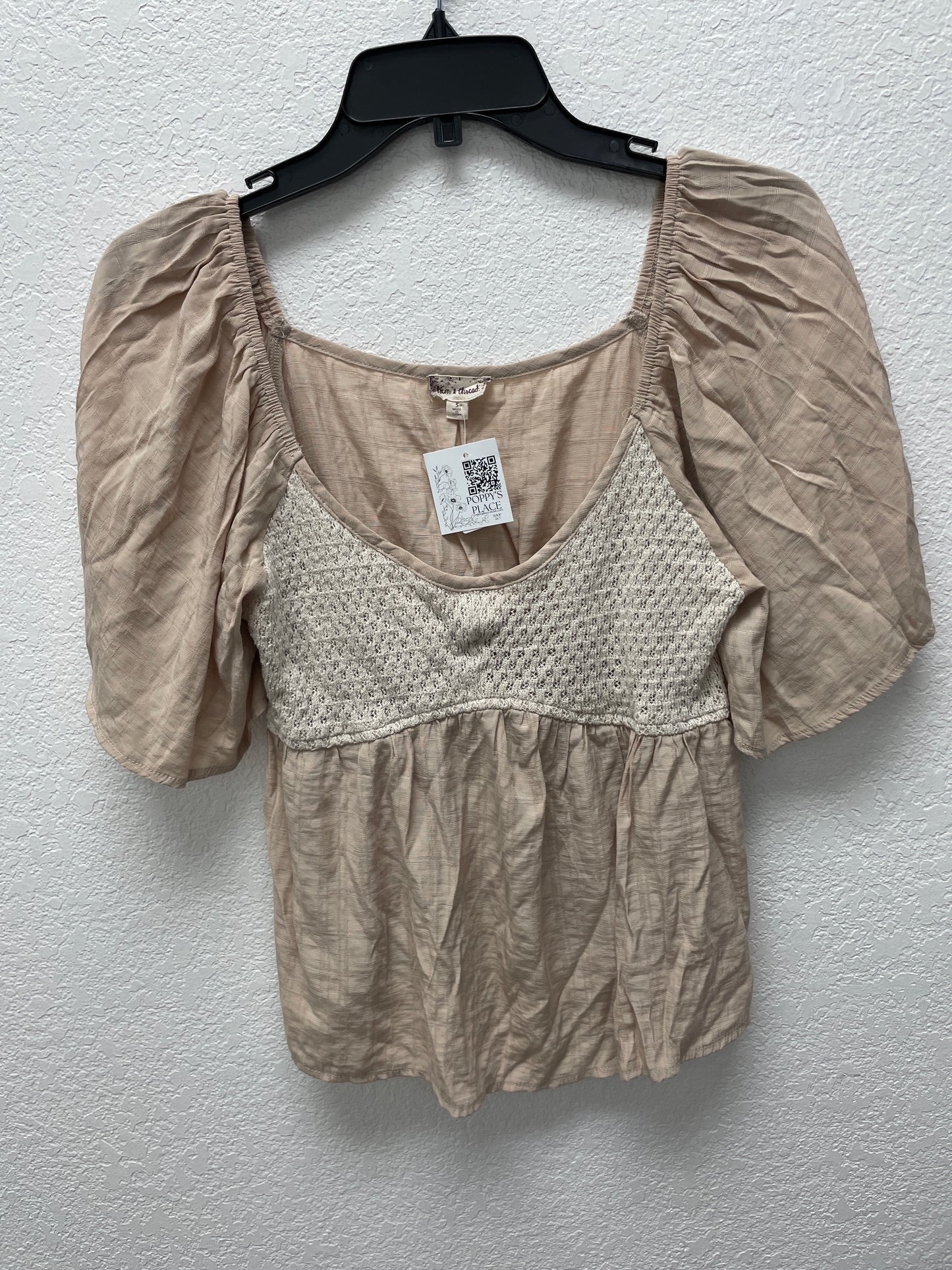 Poem & Thread Blouse,Tan,S