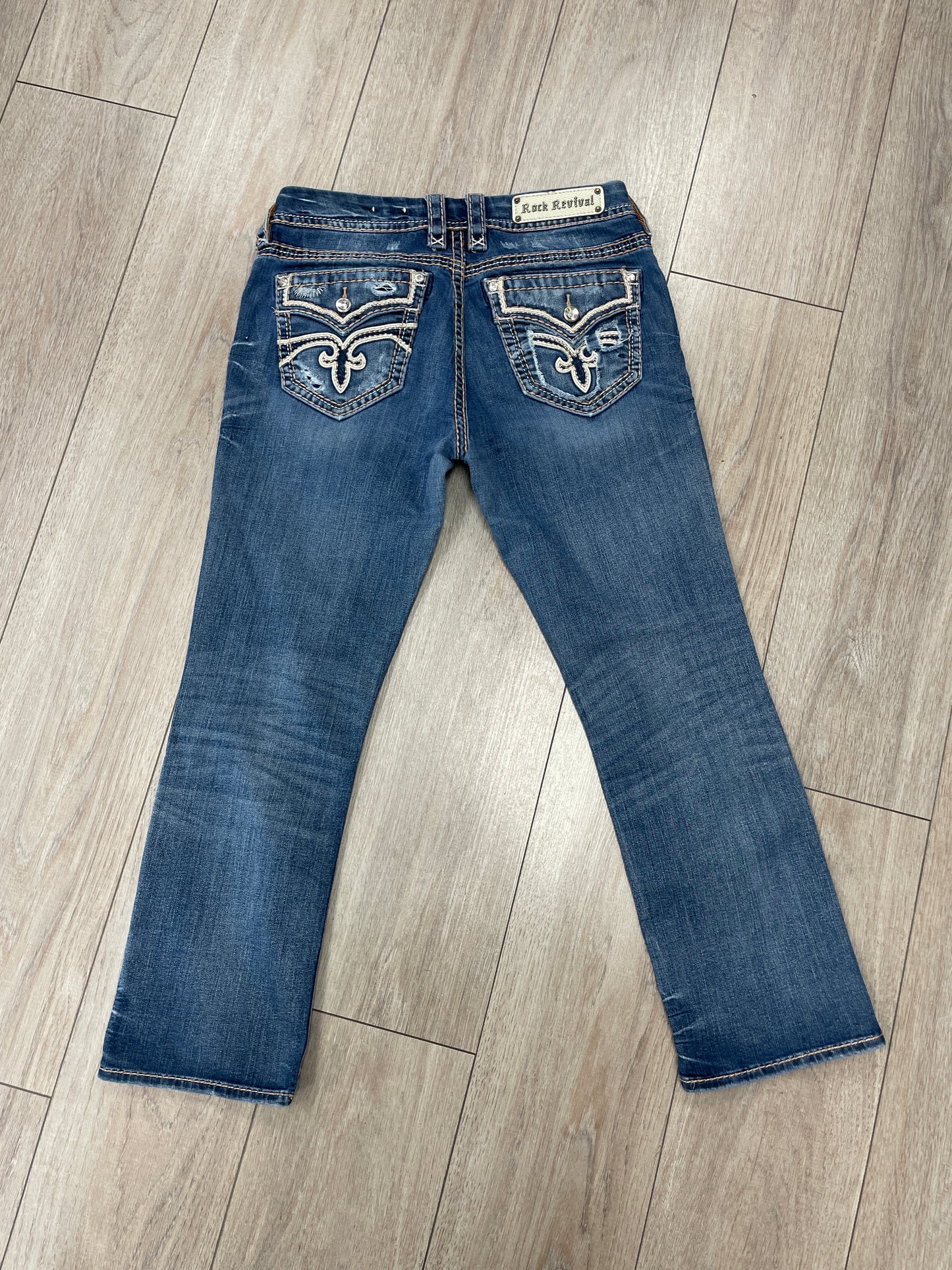 rock revival straight jeans,light blue,31