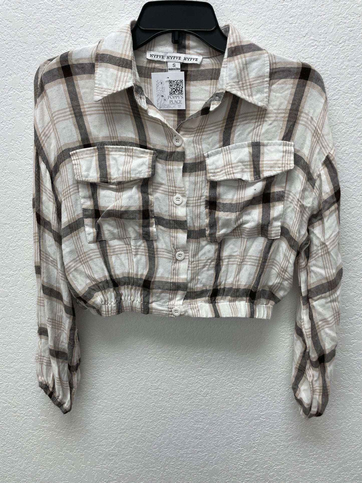 HYFVE LS Top,Plaid,S