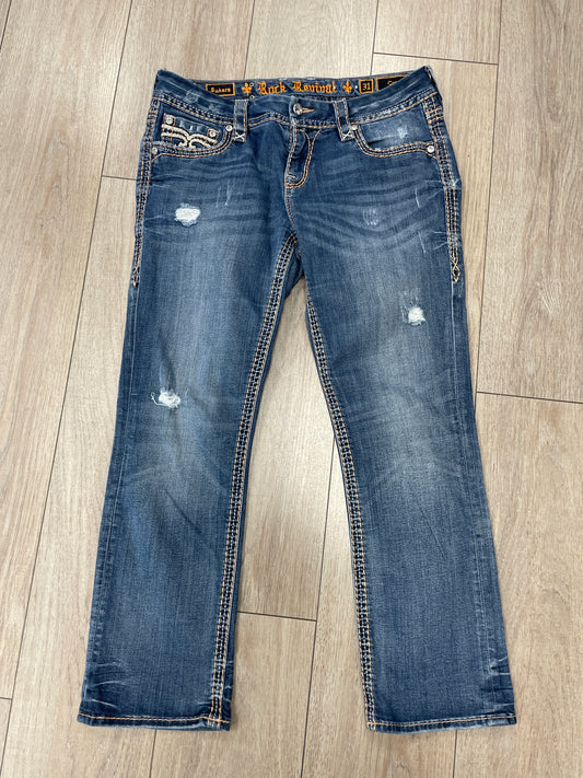 rock revival straight jeans,light blue,31