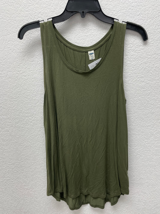 old navy green tank ,green ,small