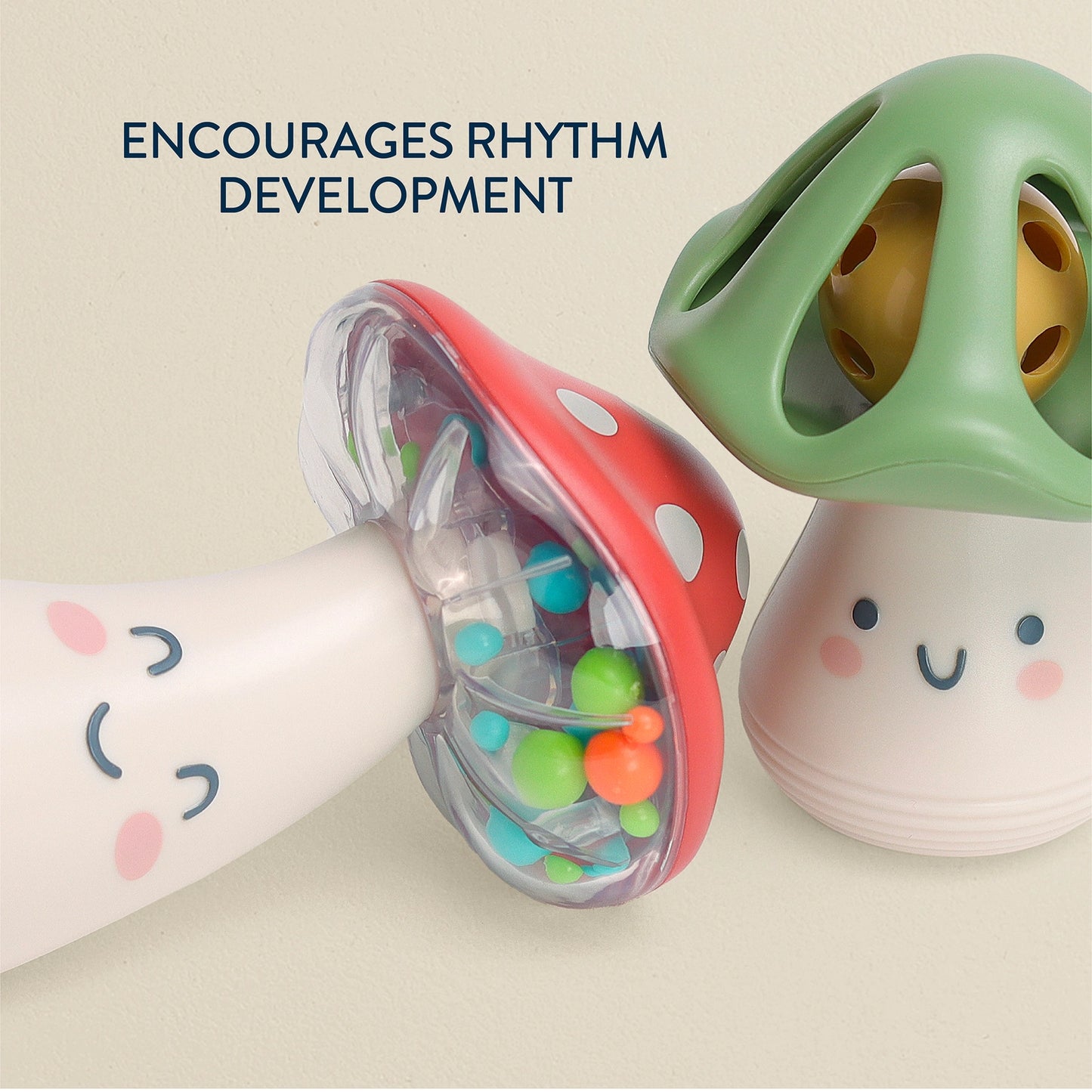 Itzy Ritzy Mini Maraca Set,Mushroom,0m+