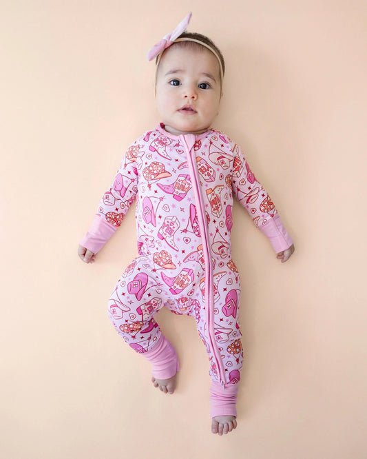 12/18m, LPK Pink Cowgirl Bamboo