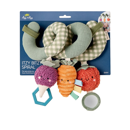 Itzy Ritzy Carseat Activity Toy,Veggies,0m+