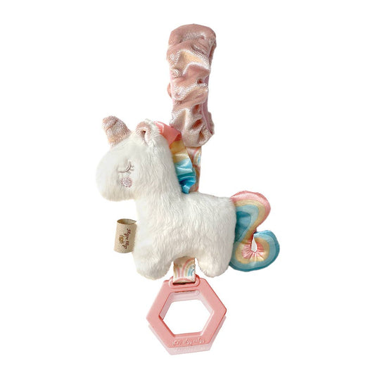 Itzy Friends Ritzy Jingle™ Attachable Travel Toy: Unicorn